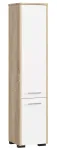 Eraldi seisev vannitoakapp Akord Fin 2D, valge v./sonoma tamm v., 30 cm x 30 cm x 140 cm