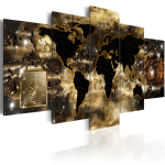 Reproduktsioon Artgeist Continents of bronze N3346-DKXPWD, 200 cm x 100 cm
