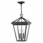 Rippuv t&auml;navavalgusti Quintiesse Alford, 40W, E14, IP44, must v., 30.5 cm x 49.5 cm