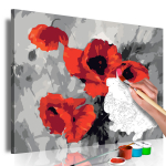 Maalimine numbrite j&auml;rgi Artgeist Bouquet Of Poppies MA_0128, 60 x 40 cm