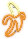Dekoratsioon Forever Neon Banana LED-valgustusega, 30.8 cm, 19 cm, kollane v.