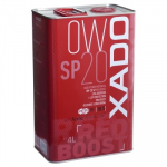 Auto mootori&otilde;li Xado 0W SP20, s&uuml;nteetiline, 4 l