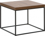 Kohvilaud Beliani Delano, pruun v./must v., 60 cm x 60 cm x 50 cm