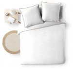 Voodipesukomplekt Douceur d`Interieur Noemie, valge v., 63 x 63 cm, 220 x 240 cm, 3 tk