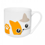 Tass Ambition Kitty, pruun/valge, 0.44 l