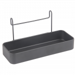 Riiul Kuchinox, 27 cm x 10 cm x 14 cm, teras, must v.