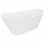 Vann, teisaldatav Mexen Dora, 150 cm x 75 cm x 72 cm, ovaalne, valge