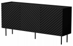 Kummut Cama Lucca, must v., 80 cm x 165 cm x 40 cm
