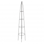 Taimetugi 4IQ Pyramid S, 23.5 cm x 23.5 cm, 121 cm, raud, must v.