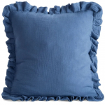 Dekoratiivpadjap&uuml;&uuml;r Muslin JA216-03, s&uuml;gav merev&auml;esinine v., 45 cm x 45 cm