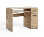Kirjutuslaud sahtlitega ADRK Frazio, 90 cm x 56 cm, 73.4 cm, artisan oak