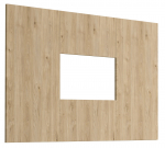 Paneelid, seinale Fly, 118 cm x 160 cm, 1.6 cm, pruun v.