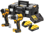 Juhtmevaba t&ouml;&ouml;riistakomplekt Dewalt DCK2051H2T, 18 V