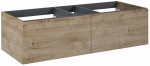 Valamualune vannitoa kapp Elita Look Slim 120 2DR, tamm v., 44.9 cm x 120 cm x 31.8 cm