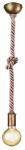 Valgusti lagi Trio Rope, E27, 1 x 60 W, messing v