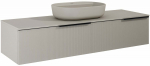 Valamualune vannitoa kapp Elita Soho Slim, beež v., 45.3 cm x 160 cm x 31.8 cm