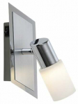 Valgusti seinale Trio Clapton, LED, 3000 &deg;K, 1 x 4.3 W, valge v./kroom v.