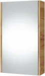 Seinakinnitusega vannitoakapp peegliga Riva SV41-11, gold craft oak v., 13.8 cm x 39.8 cm x 67.7 cm