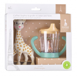 Komplekt Vulli Sophie La Girafe 850809, 180 ml, 0 kuud, plastik/kaut&scaron;uk, mitmev&auml;rviline