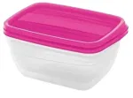 Toiduainekarbi komplekt Curver Vedo 0803510251, 1.3 l, 18.5 cm x 13.5 cm, roosa v., 2 tk