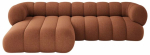 Nurgadiivan Cosmopolitan Design Koge Eden 10, telliskivi punane v., vasak, 165 x 270 cm x 70 cm