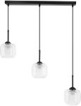 Valgusti lagi Candellux Lighting Estima 33-58119, E27, 3 x 40 W, l&auml;bipaistev v. / must v.