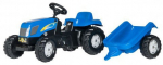 Pedaaltraktor Rolly Toys NEW HOLLAND, sinine v.