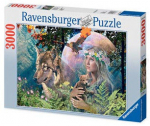 Pusle Ravensburger Lady of the Forest, 121 cm x 80 cm, 3000 tk, mitmev&auml;rviline
