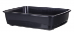 Kassi liivakast Ferplast Nip 10, must v., avatud, 47 cm x 36 cm x 15 cm