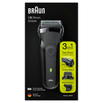 Habemeraseerija Braun 300BT, ni-mh, must v.