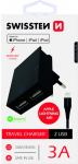 Telefoni laadija Swissten, USB/AC/DC, 120 cm