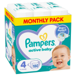 M&auml;hkmed Pampers Active Baby, 4 suurus, 9 - 14 kg, 180 tk