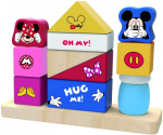 Klotsid Disney Mickey Wooden Blocks Set