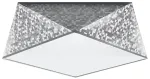 Valgusti plafoon Sollux Hexa 35 SL.0691, E27, 2 x 60 W, h&otilde;be v. / h&otilde;be v.