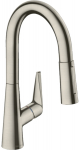K&ouml;&ouml;gisegisti Hansgrohe Talis M51 ComfortZone 160, roostevaba teras