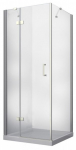 Du&scaron;ikabiin Besco Viva VKL-80-195-C, ruudukujuline, aluseta, 80 cm x 80 cm x 195 cm