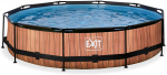 Bassein, raamiga EXIT Toys Wood 30.12.12.10, pruun v., 360 x 76 cm