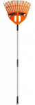 Reha lehvik Finland Plastic Lawn Rake 4745090950274, varrega, 1970 mm, oranž v.