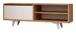 TV-laud Kalune Design Maku, tamm v./valge v., 120 cm x 35 cm x 47 cm