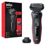Habemeraseerija Braun Series 6 61-R1200s, li-ion, must v./punane v.