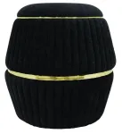 Tumba Kayoom Doric 235 AP75C-BLK, kuldne v./must v., 51.5 cm x 51.5 cm x 53 cm