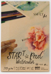 Joonistuspaber Smiltainis Start Pad Watercolor, A4, 24 g/m&sup2;, valge, 29.7 cm x 21 cm