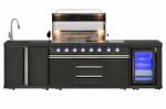 Gaasigrill Mustang Black Diamond 6+2, 287 cm x 60 cm
