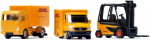 Ehituss&otilde;idukid Siku DHL Vehicle Set S6335, kollane v.