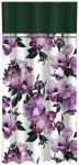 &Ouml;&ouml;kardin ZML-019, valge/tumeroheline/violetne, 160 cm x 270 cm