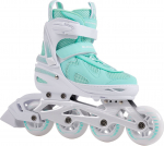 Rulluisud Blackwheels Flex Pro, valge v./m&uuml;nt (mint) v., 38-41