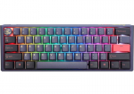 Juhtmega m&auml;nguklaviatuur Ducky One 3 Cosmic Cherry MX Clear, EN, sinine v.