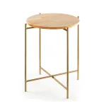 Kohvilaud Kalune Design SHB-004-A, kuldne v., 46 cm x 46 cm x 56 cm