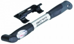 Pump Prophete, plastik/metall, h&otilde;be v./must v.