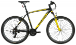 Jalgratas m&auml;gi- Bisan MTX7100, 29 ", 17'' raam, must v./kollane v.